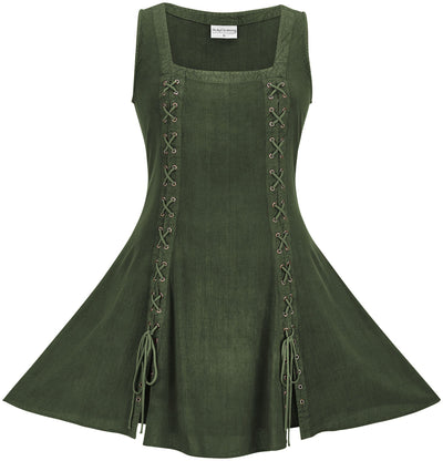 Amelia Mini Overdress Limited Edition Moss Green