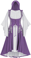 Tauriel Maxi Set Limited Edition Purple Thistle Silver Embroidery