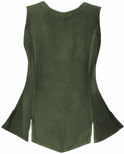 Trinity Sleeveless Limited Edition Moss Green